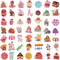 100 Pack Candyland Stickers – Vibrant Candy Land Party Favors & Birthday Decorations – Waterproof Sweet Treat Decals for Water Bottles, Laptops & Goodie Bags – Lollipop & Donut Theme Party Supplies – Bulk Candy Kingdom Stickers for Kids